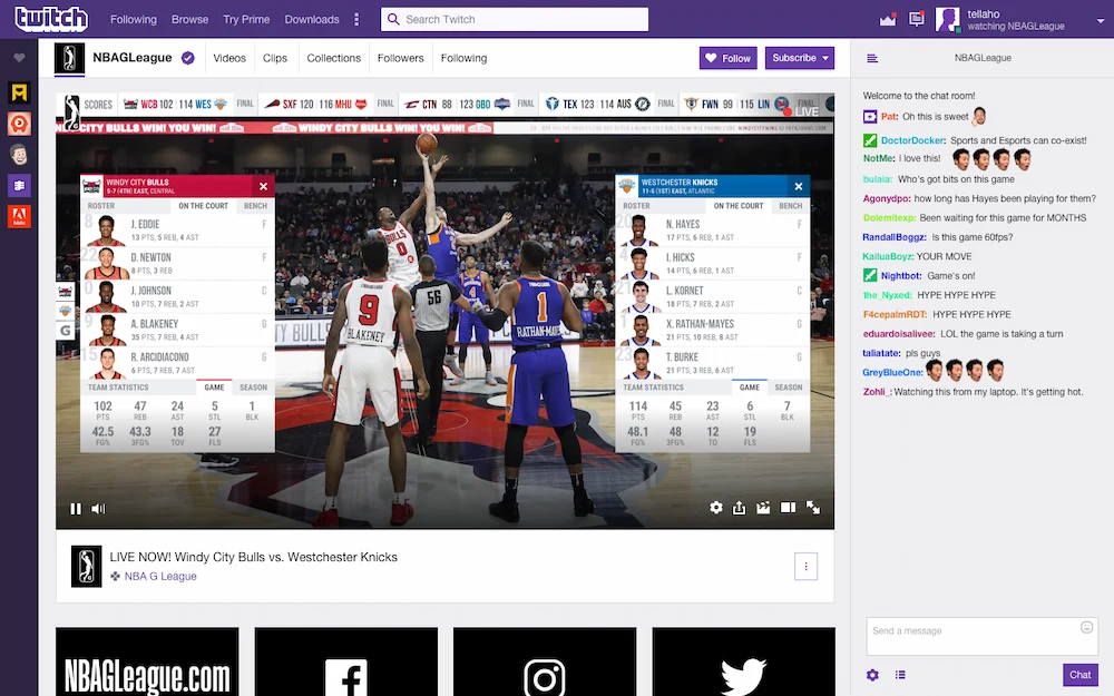 live streams on social media platforms like Facebook Groups or even Twitch