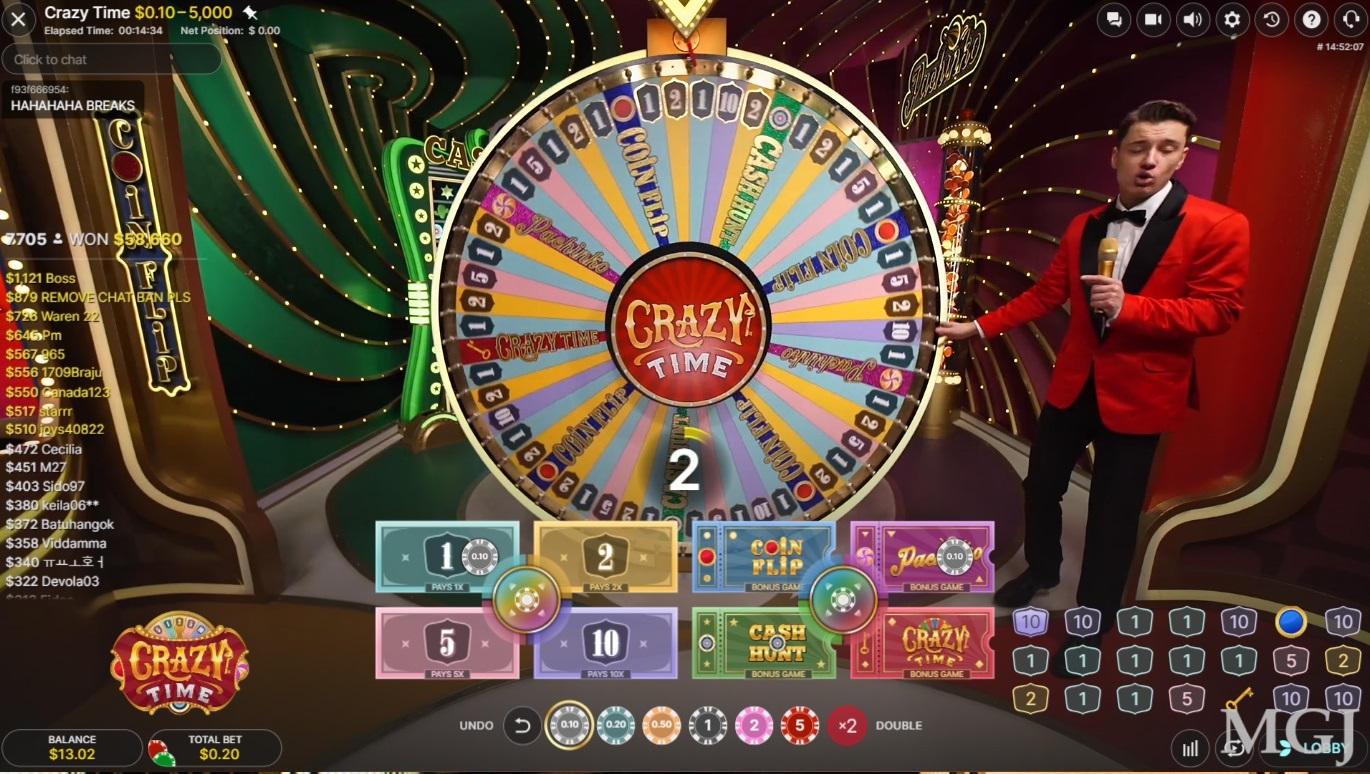 Crazy time Gameplay