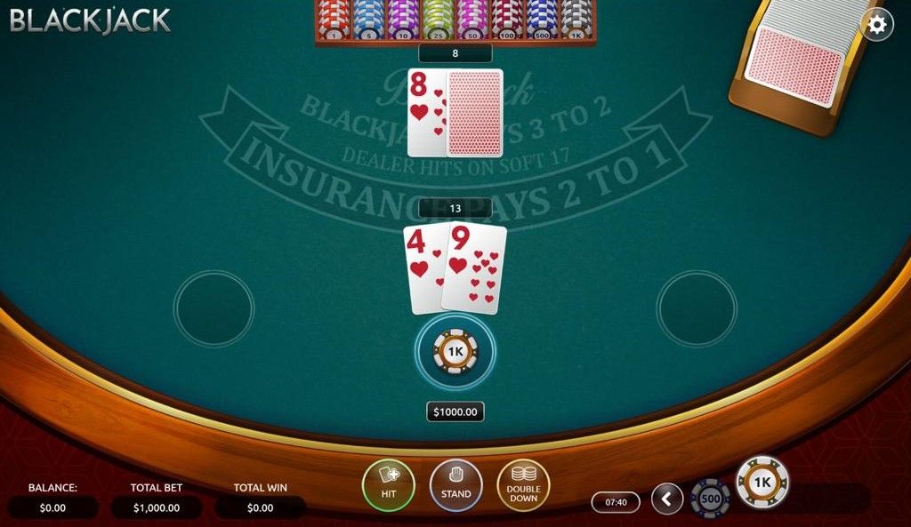 Blackjack Gameplay