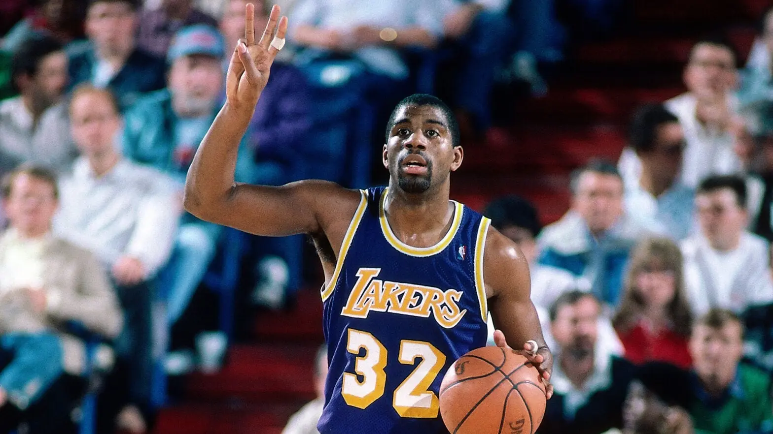 Magic Johnson’s signature record is his career average of 11.2 assists per game, the highest in NBA history