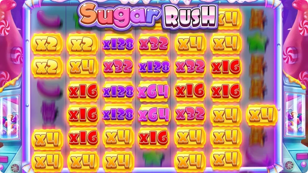 Sugar Rush's reward rate (RTP)