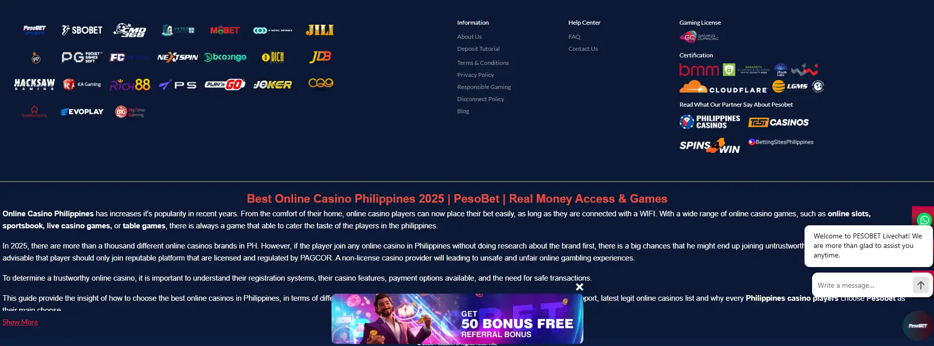 about PesoBET