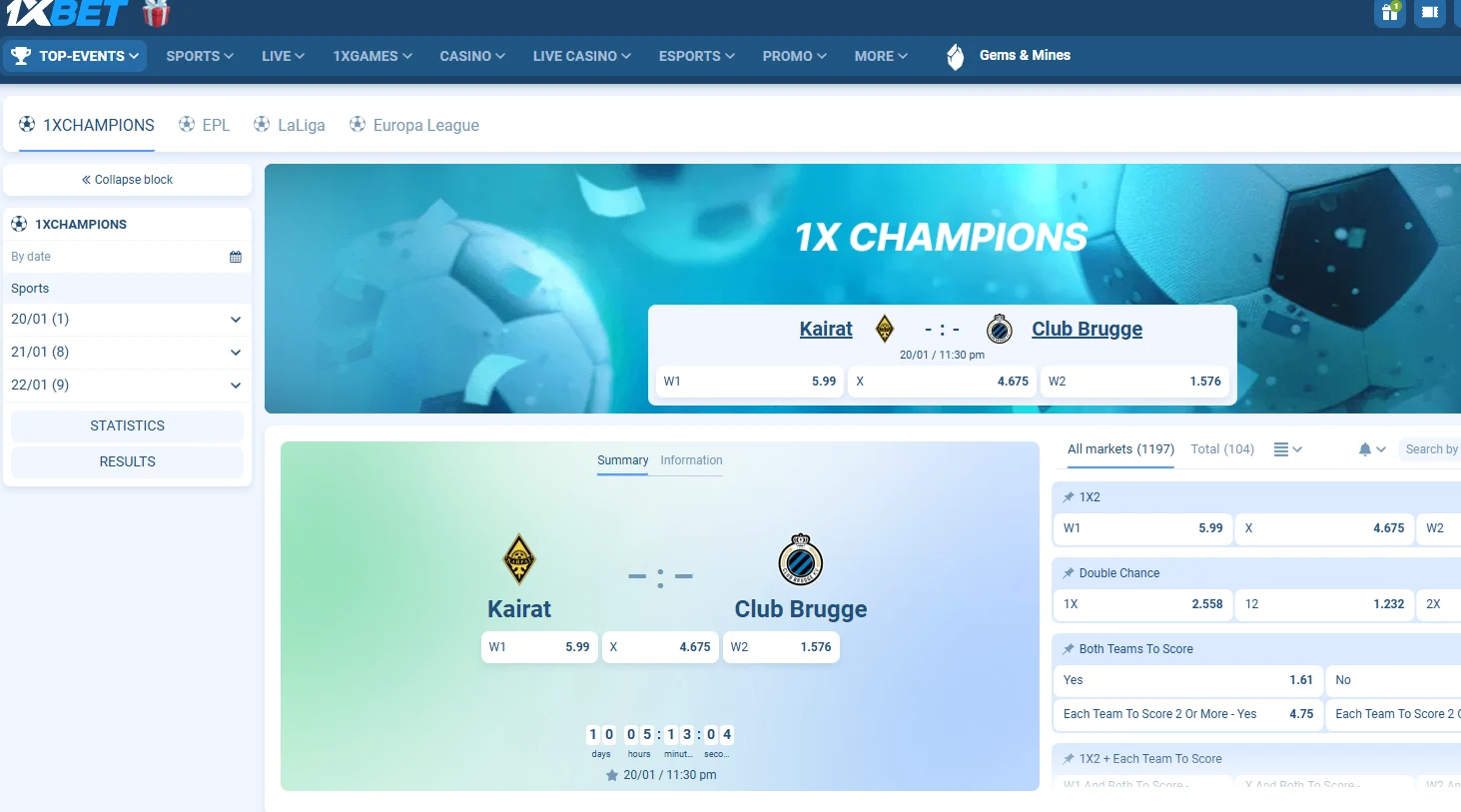 A bookmaker of Eastern European origin, globally renowned and accepting Filipino players