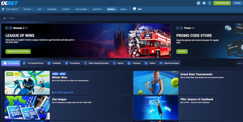 1xBet quickly made its mark in the online casino market.