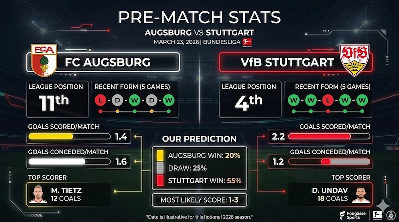 Comparison of Strengths between Augsburg vs Stuttgart
