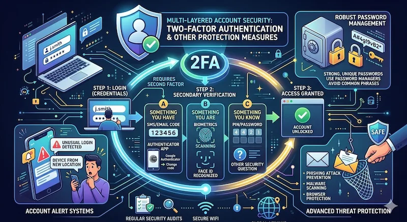 Two-Factor Authentication and Other Account Protection Measures