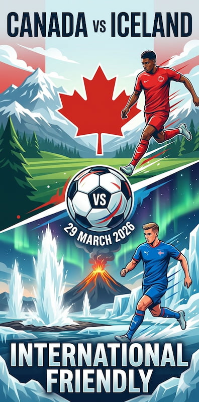 Canada vs Iceland Prediction, Preview & Betting Tips | 29 March 2026