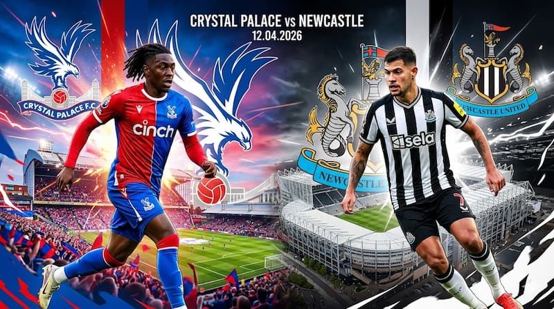 Crystal Palace vs Newcastle Prediction and Betting Tips | 12 April 2026