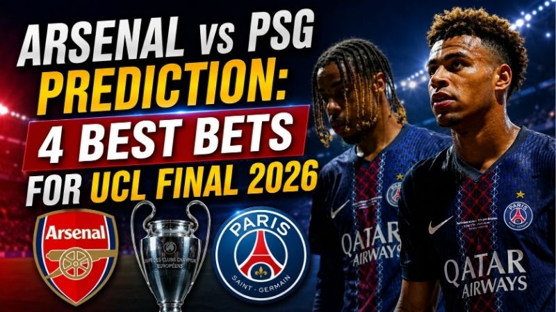 Arsenal vs PSG Prediction: 4 Best Bets for UCL Final 2026